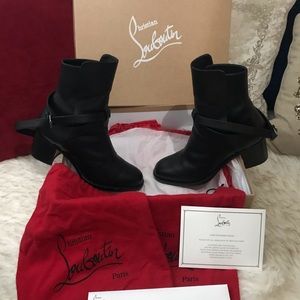 CHRISTIAN LOUBOUTIN CALF BOOTS